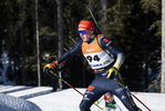 13.01.2022, xsoex, Biathlon IBU Junior Cup Pokljuka, Sprint Men, v.l. Albert Engelmann (Germany) in aktion / in action competes