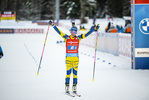 14.01.2022, xkvx, Biathlon IBU World Cup Ruhpolding, Relay Women, v.l. Anna Magnusson (Sweden) im Ziel / in the finish