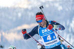 15.01.2022, xkvx, Biathlon IBU World Cup Ruhpolding, Relay Men, v.l. Philipp Nawrath (Germany) in aktion / in action competes
