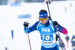 15.01.2022, xkvx, Biathlon IBU World Cup Ruhpolding, Relay Men, v.l. Niklas Hartweg (Switzerland) in aktion / in action competes