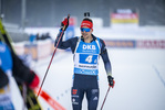15.01.2022, xkvx, Biathlon IBU World Cup Ruhpolding, Relay Men, v.l. Philipp Nawrath (Germany) im Ziel / in the finish