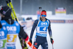 15.01.2022, xkvx, Biathlon IBU World Cup Ruhpolding, Relay Men, v.l. Philipp Nawrath (Germany) im Ziel / in the finish