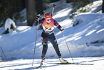 15.01.2022, xsoex, Biathlon IBU Junior Cup Pokljuka, Sprint Women, v.l. Lara Vogl (Germany) in aktion / in action competes
