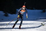 15.01.2022, xsoex, Biathlon IBU Junior Cup Pokljuka, Sprint Women, v.l. Sabrina Braun (Germany) in aktion / in action competes