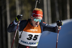 15.01.2022, xsoex, Biathlon IBU Junior Cup Pokljuka, Sprint Men, v.l. Moritz Noack (Germany) in aktion / in action competes