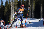 15.01.2022, xsoex, Biathlon IBU Junior Cup Pokljuka, Sprint Men, v.l. Albert Engelmann (Germany) in aktion / in action competes