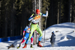 15.01.2022, xsoex, Biathlon IBU Junior Cup Pokljuka, Sprint Men, v.l. Jaka Kracman (Slovenia) in aktion / in action competes