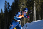 15.01.2022, xsoex, Biathlon IBU Junior Cup Pokljuka, Sprint Men, v.l. Yanis Keller (Switzerland) in aktion / in action competes