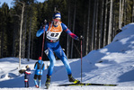 15.01.2022, xsoex, Biathlon IBU Junior Cup Pokljuka, Sprint Men, v.l. Valentin Dauphin (Switzerland) in aktion / in action competes
