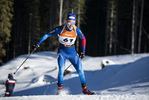 15.01.2022, xsoex, Biathlon IBU Junior Cup Pokljuka, Sprint Men, v.l. Yanis Keller (Switzerland) in aktion / in action competes