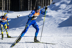 15.01.2022, xsoex, Biathlon IBU Junior Cup Pokljuka, Sprint Men, v.l. Victor Sendrea (Moldova) in aktion / in action competes