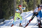 15.01.2022, xsoex, Biathlon IBU Junior Cup Pokljuka, Sprint Women, v.l. Zala Repe (Slovenia) in aktion / in action competes