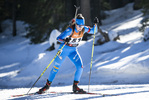 15.01.2022, xsoex, Biathlon IBU Junior Cup Pokljuka, Sprint Women, v.l. Martina Trabucchi (Italy) in aktion / in action competes