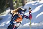 15.01.2022, xsoex, Biathlon IBU Junior Cup Pokljuka, Sprint Women, v.l. Alessia Laager (Switzerland) in aktion / in action competes