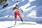 15.01.2022, xsoex, Biathlon IBU Junior Cup Pokljuka, Sprint Women, v.l. Lara Wagner (Austria) in aktion / in action competes