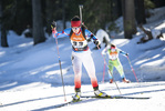 15.01.2022, xsoex, Biathlon IBU Junior Cup Pokljuka, Sprint Women, v.l. Julia Tomasiak (Poland) in aktion / in action competes