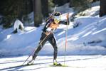 15.01.2022, xsoex, Biathlon IBU Junior Cup Pokljuka, Sprint Women, v.l. Ronja Rietveld (Switzerland) in aktion / in action competes