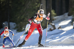 15.01.2022, xsoex, Biathlon IBU Junior Cup Pokljuka, Sprint Women, v.l. Leonie Pitzer (Austria) in aktion / in action competes