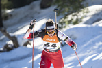15.01.2022, xsoex, Biathlon IBU Junior Cup Pokljuka, Sprint Women, v.l. Victoria Mellitzer (Austria) in aktion / in action competes