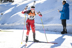 15.01.2022, xsoex, Biathlon IBU Junior Cup Pokljuka, Sprint Women, v.l. Anna Andexer (Austria) in aktion / in action competes