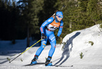 15.01.2022, xsoex, Biathlon IBU Junior Cup Pokljuka, Sprint Women, v.l. Sara Scattolo (Italy) in aktion / in action competes