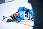 16.01.2022, xkvx, Biathlon IBU World Cup Ruhpolding, Pursuit Women, v.l. Julia Simon (France) im Ziel / in the finish