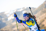 16.01.2022, xkvx, Biathlon IBU World Cup Ruhpolding, Pursuit Women, v.l. Mona Brorsson (Sweden) in aktion / in action competes