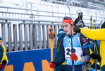 16.01.2022, xkvx, Biathlon IBU World Cup Ruhpolding, Pursuit Women, v.l. Vanessa Voigt (Germany) schaut / looks on