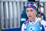 16.01.2022, xkvx, Biathlon IBU World Cup Ruhpolding, Pursuit Women, v.l. Jessica Jislova (Czech Republic) schaut / looks on
