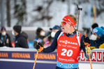 16.01.2022, xkvx, Biathlon IBU World Cup Ruhpolding, Pursuit Men, v.l. Roman Rees (Germany) im Ziel / in the finish