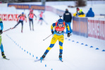 16.01.2022, xkvx, Biathlon IBU World Cup Ruhpolding, Pursuit Men, v.l. Sebastian Samuelsson (Sweden) im Ziel / in the finish