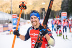 16.01.2022, xkvx, Biathlon IBU World Cup Ruhpolding, Pursuit Men, v.l. David Zobel (Germany) im Ziel / in the finish