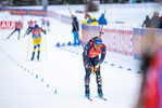 16.01.2022, xkvx, Biathlon IBU World Cup Ruhpolding, Pursuit Men, v.l. Erik Lesser (Germany) im Ziel / in the finish
