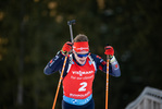 16.01.2022, xkvx, Biathlon IBU World Cup Ruhpolding, Pursuit Men, v.l. Benedikt Doll (Germany) in aktion / in action competes