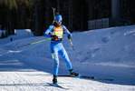 16.01.2022, xsoex, Biathlon IBU Junior Cup Pokljuka, Single Mixed Relay, v.l. Sara Scattolo (Italy) in aktion / in action competes
