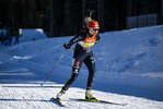 16.01.2022, xsoex, Biathlon IBU Junior Cup Pokljuka, Single Mixed Relay, v.l. Johanna Puff (Germany) in aktion / in action competes