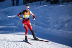 16.01.2022, xsoex, Biathlon IBU Junior Cup Pokljuka, Single Mixed Relay, v.l. Anna Andexer (Austria) in aktion / in action competes
