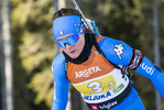 16.01.2022, xsoex, Biathlon IBU Junior Cup Pokljuka, Mixed Relay, v.l. Ilaria Scattolo (Italy) in aktion / in action competes