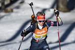 16.01.2022, xsoex, Biathlon IBU Junior Cup Pokljuka, Mixed Relay, v.l. Hanna-Michele Hermann (Germany) in aktion / in action competes