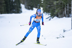 16.01.2022, xsoex, Biathlon IBU Junior Cup Pokljuka, Mixed Relay, v.l. Gaia Brunetto (Italy) in aktion / in action competes