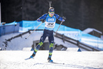 20.01.2022, xkvx, Biathlon IBU World Cup Anterselva, Individual Men, v.l. Anton Smolski (Belarus) in aktion / in action competes