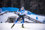 20.01.2022, xkvx, Biathlon IBU World Cup Anterselva, Individual Men, v.l. Rene Zahkna (Estonia) in aktion / in action competes