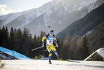 20.01.2022, xkvx, Biathlon IBU World Cup Anterselva, Individual Men, v.l. Simon Hallstroem (Sweden) in aktion / in action competes