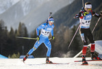 20.01.2022, xkvx, Biathlon IBU World Cup Anterselva, Individual Men, v.l. Didier Bionaz (Italy) in aktion / in action competes