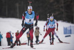 22.01.2022, xkvx, Biathlon IBU World Cup Anterselva, Mass Start Men, v.l. Sturla Holm Laegreid (Norway) in aktion / in action competes