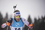 22.01.2022, xkvx, Biathlon IBU World Cup Anterselva, Mass Start Men, v.l. Simon Eder (Austria) in aktion / in action competes