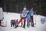 22.01.2022, xkvx, Biathlon IBU World Cup Anterselva, Mass Start Men, v.l. Felix Leitner (Austria) in aktion / in action competes