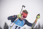 22.01.2022, xkvx, Biathlon IBU World Cup Anterselva, Mass Start Men, v.l. Johannes Kuehn (Germany) in aktion / in action competes