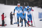 22.01.2022, xkvx, Biathlon IBU World Cup Anterselva, Mass Start Men, v.l. Fabien Claude (France) in aktion / in action competes