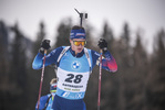 22.01.2022, xkvx, Biathlon IBU World Cup Anterselva, Mass Start Men, v.l. Niklas Hartweg (Switzerland) in aktion / in action competes